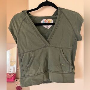 Y2K GAP short sleeve babydoll top
